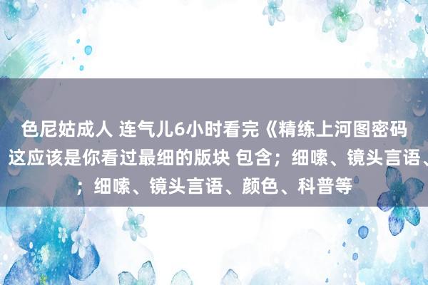 色尼姑成人 连气儿6小时看完《精练上河图密码》古代悬疑剧！这应该是你看过最细的版块 包含；细嗦、镜头言语、颜色、科普等